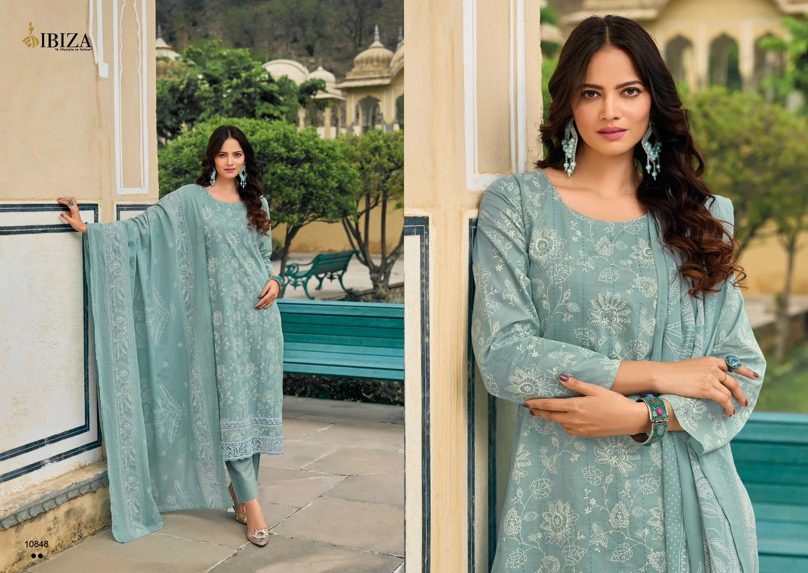 Ibiza Simayaa Pure Lawn Cotton Wholesale Fancy Salwar Suit Catalog — Wholesale Salwar Suits, Ibiza wholesale from Surat - Gallery Image 2